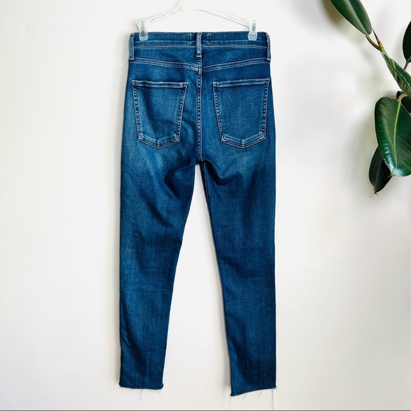 AGOLDE Sophie Crop Skinny Frayed Ankle Jeans - Picture 3 of 7